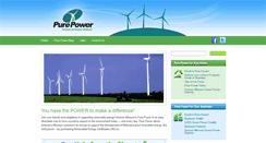 Desktop Screenshot of mypurepower.com
